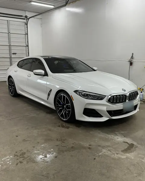 BMW 8 Series with window tint
